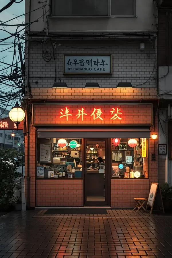 汉江边的咖啡店 - 汉江咖啡 汉江边的咖啡店 电影海报